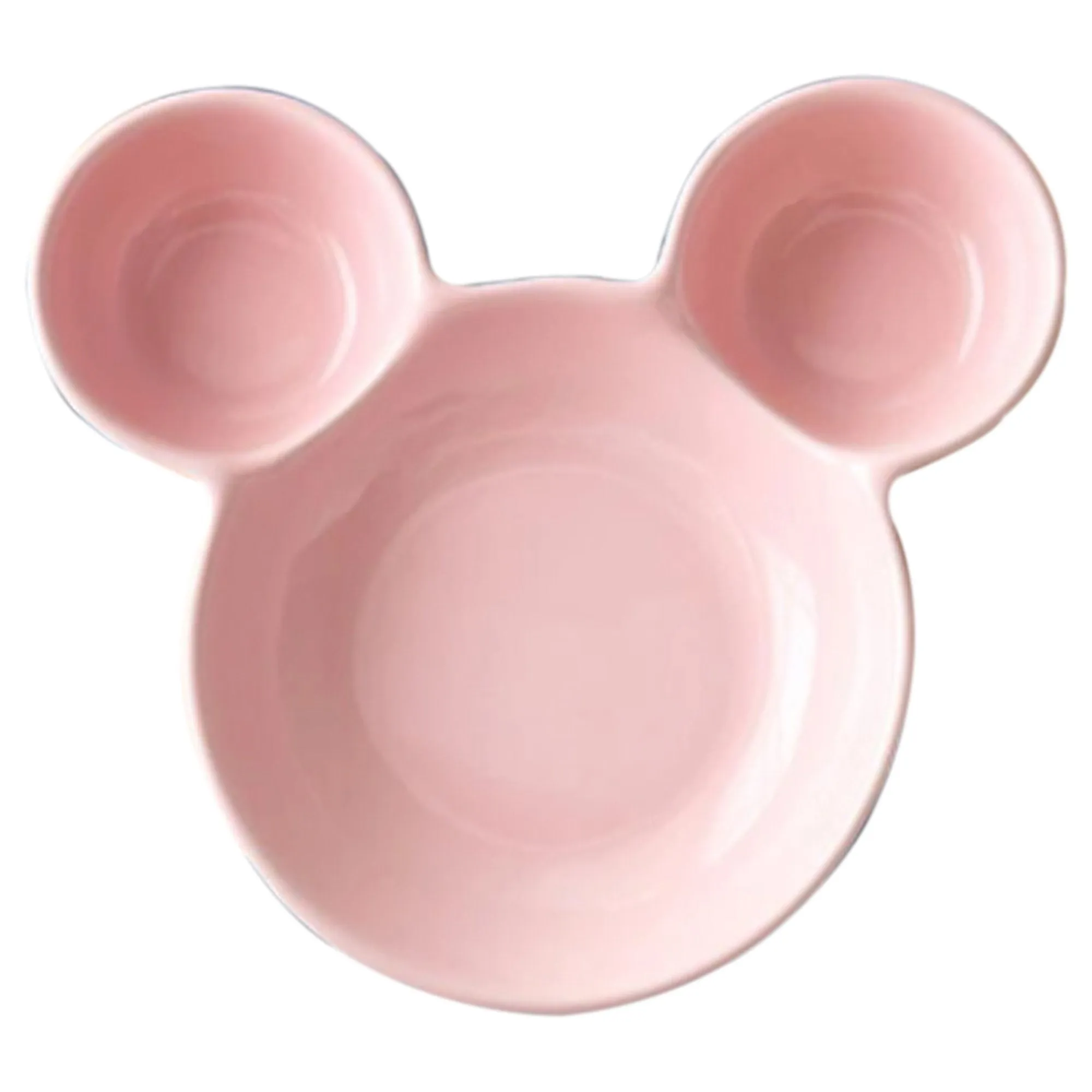 0863 Unbreakable Plastic Mickey Shaped Kids/Snack Serving Plate