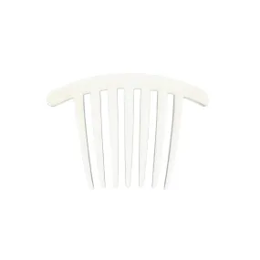 10.5 x 7cm Clear Plastic Comb with Extended Bar