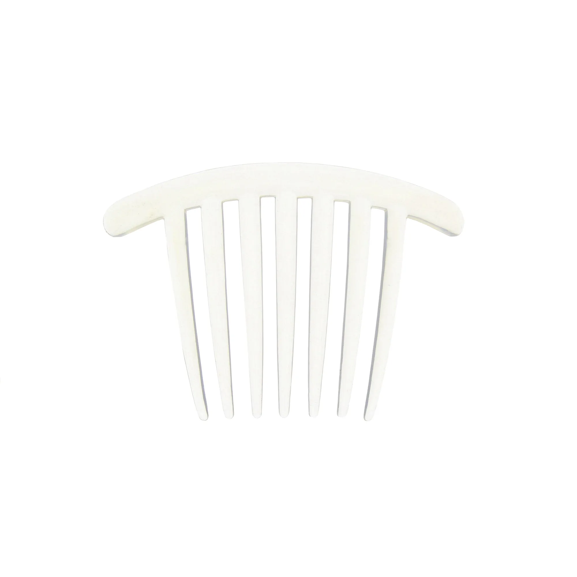 10.5 x 7cm Clear Plastic Comb with Extended Bar