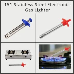 151 Stainless Steel Electronic Gas Lighter