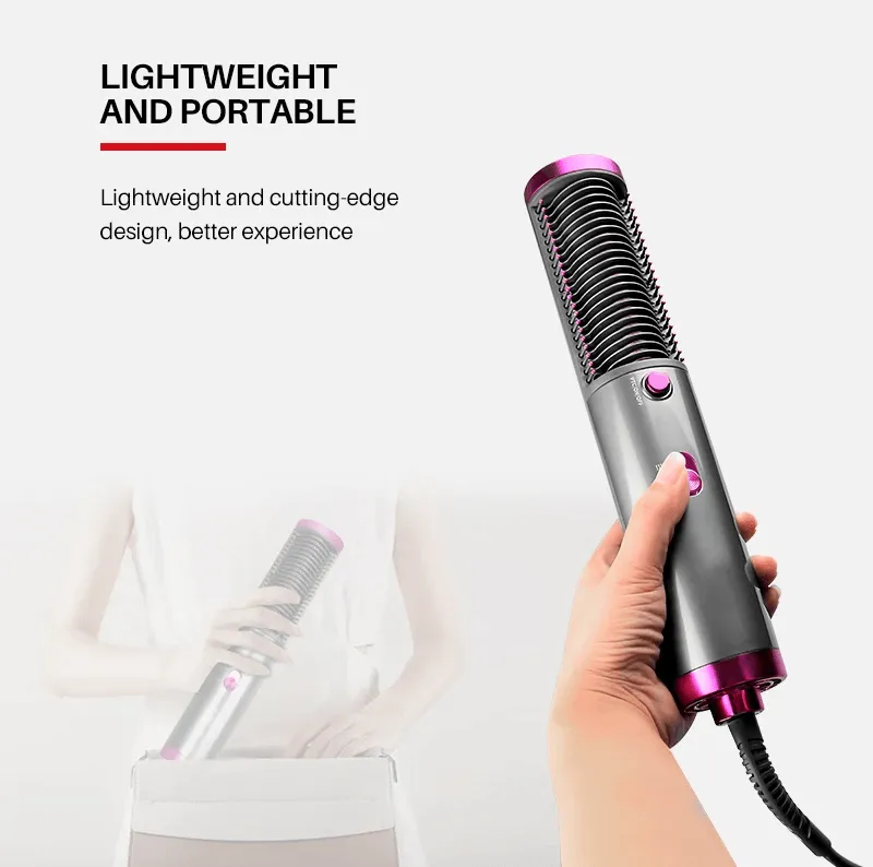 1600 Watts 3in1 Multi-function Professional Hot-Air Brush AO-49932