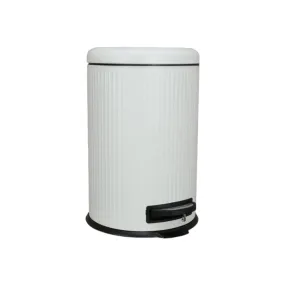 20L Pedal Dustbin White 21306