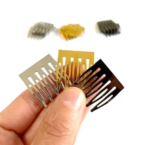 2pcs Mini Hair comb 23mm tiny Hair slides