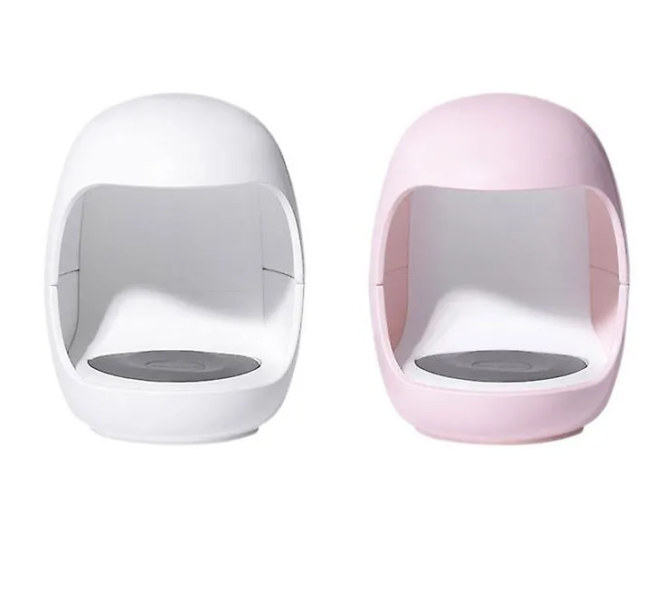 2Pcs white Mini single finger nail lamp, USB UV LED nail polish glue nail Dryers lamp AZ17953