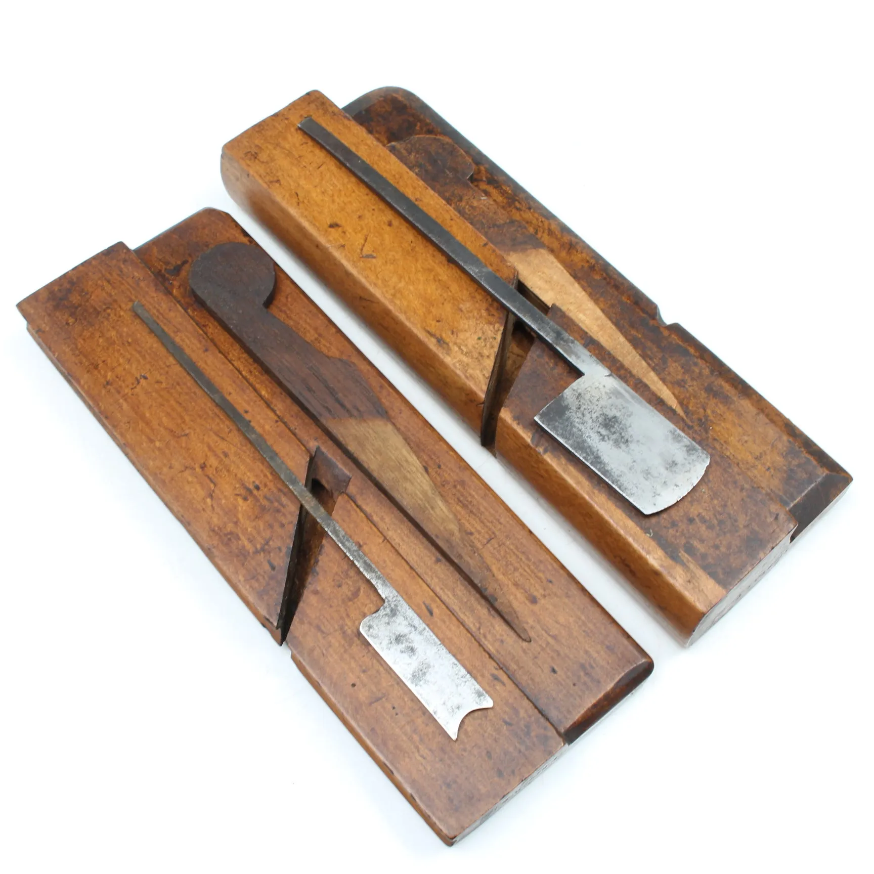 2x Old Hollow and Round Planes (Beech)