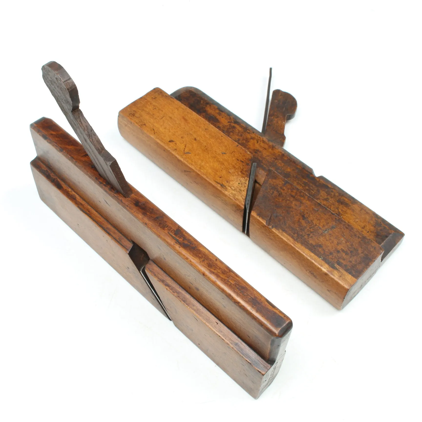 2x Old Hollow and Round Planes (Beech)