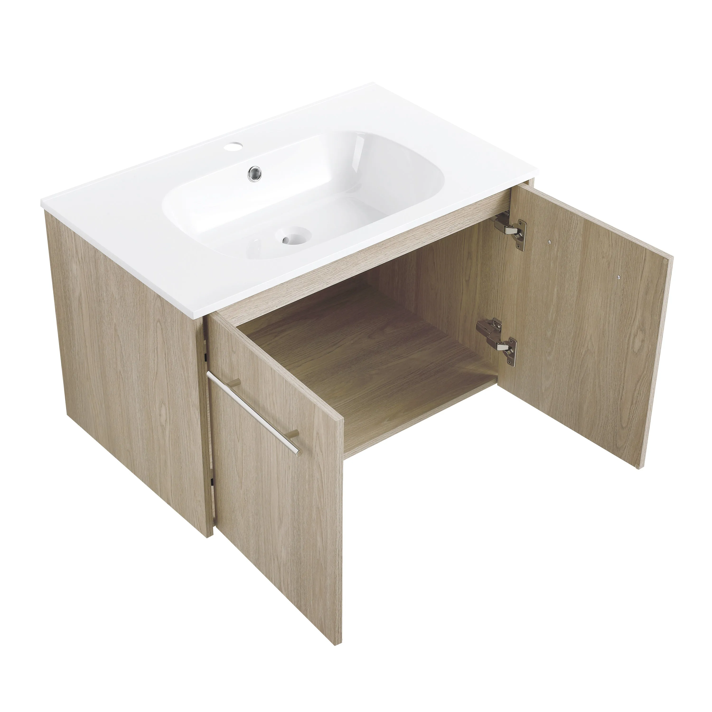 30 Inch Wall Mounted Bathroom Vanity