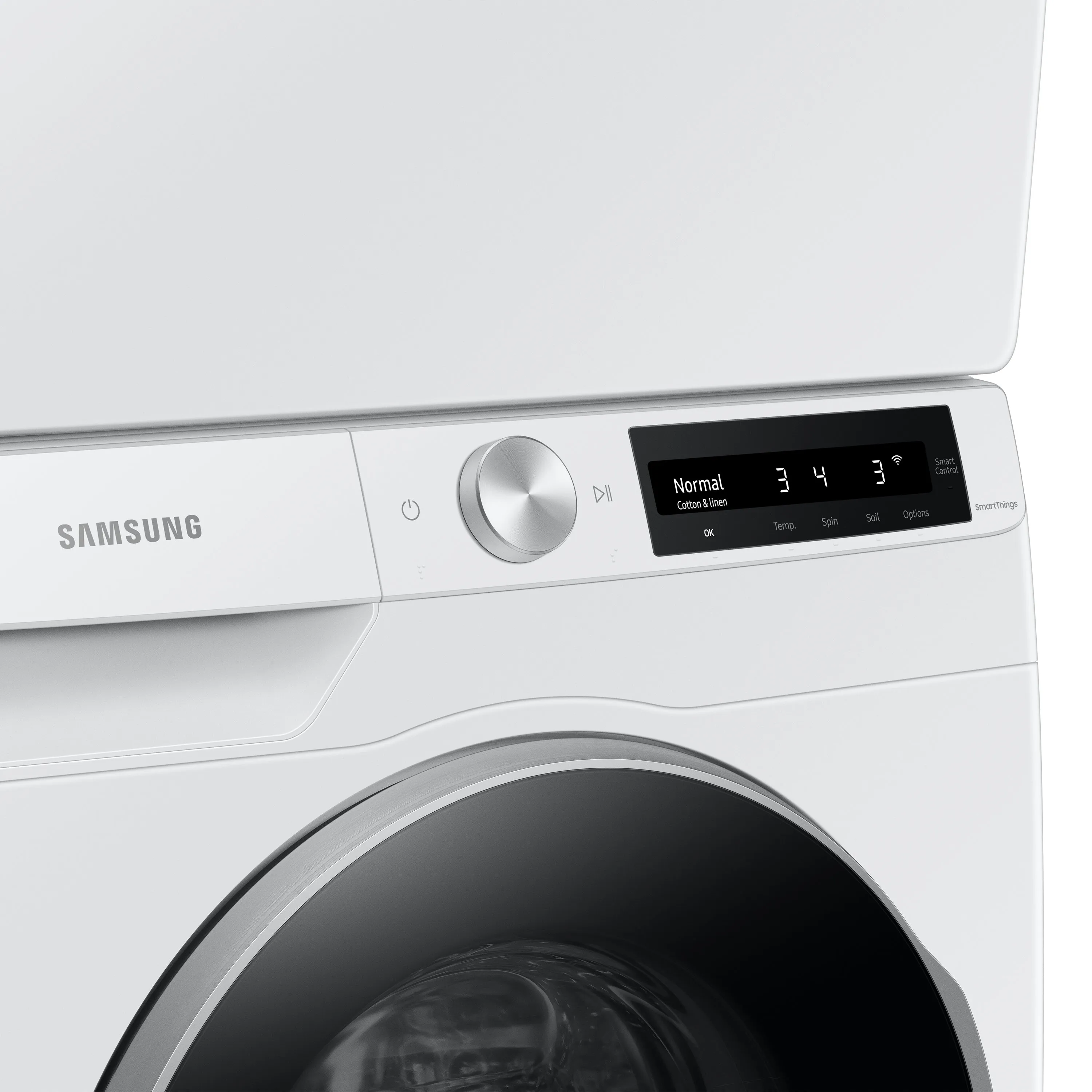 4.0 cu. ft. Electric Dryer with AI Smart Dial and Wi-Fi Connectivity in White - (DV25B6900EW)