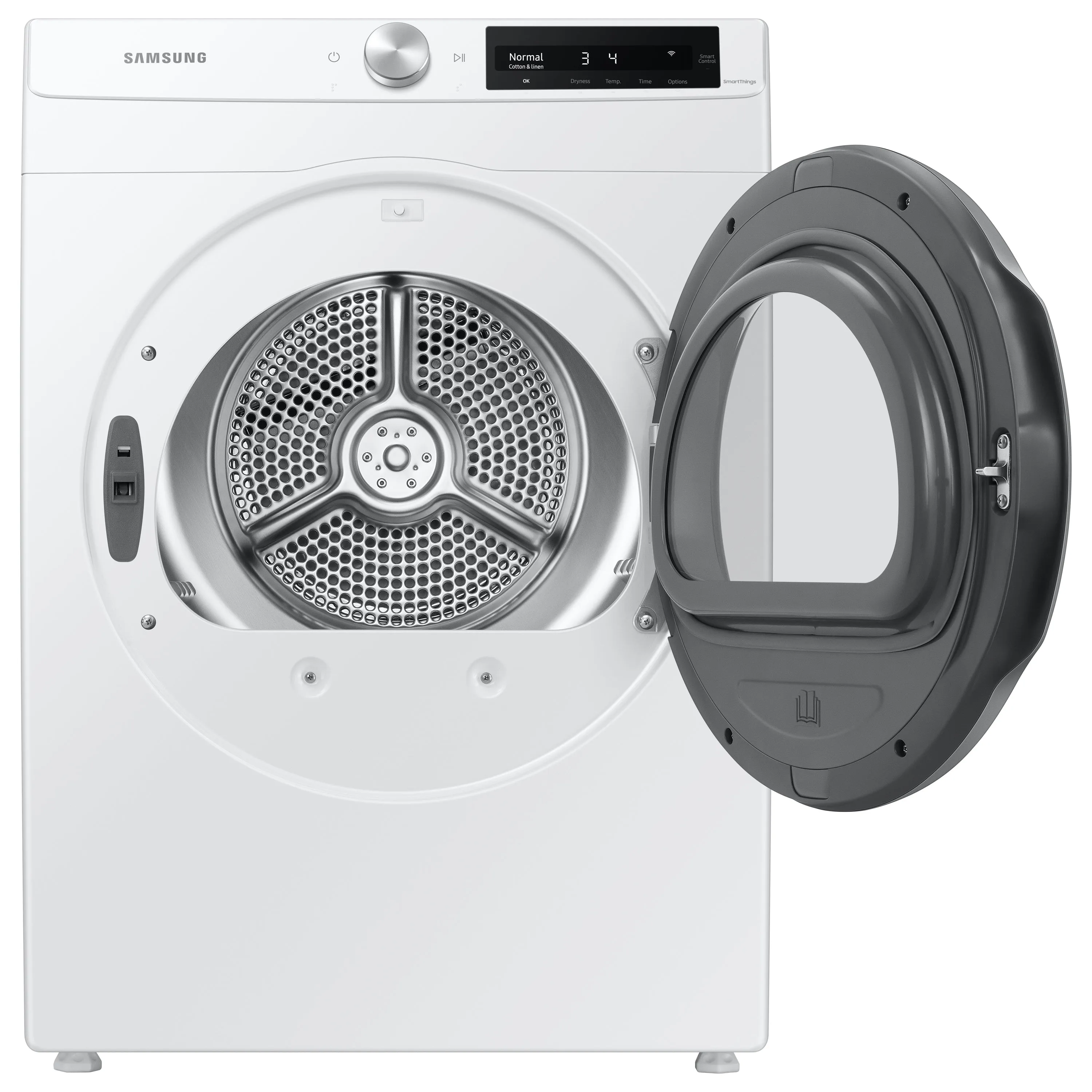 4.0 cu. ft. Electric Dryer with AI Smart Dial and Wi-Fi Connectivity in White - (DV25B6900EW)