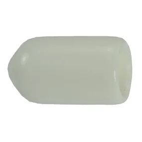 5/16" x 5/8" White Vinyl Plastic Vacuum Caps (5 pcs.)