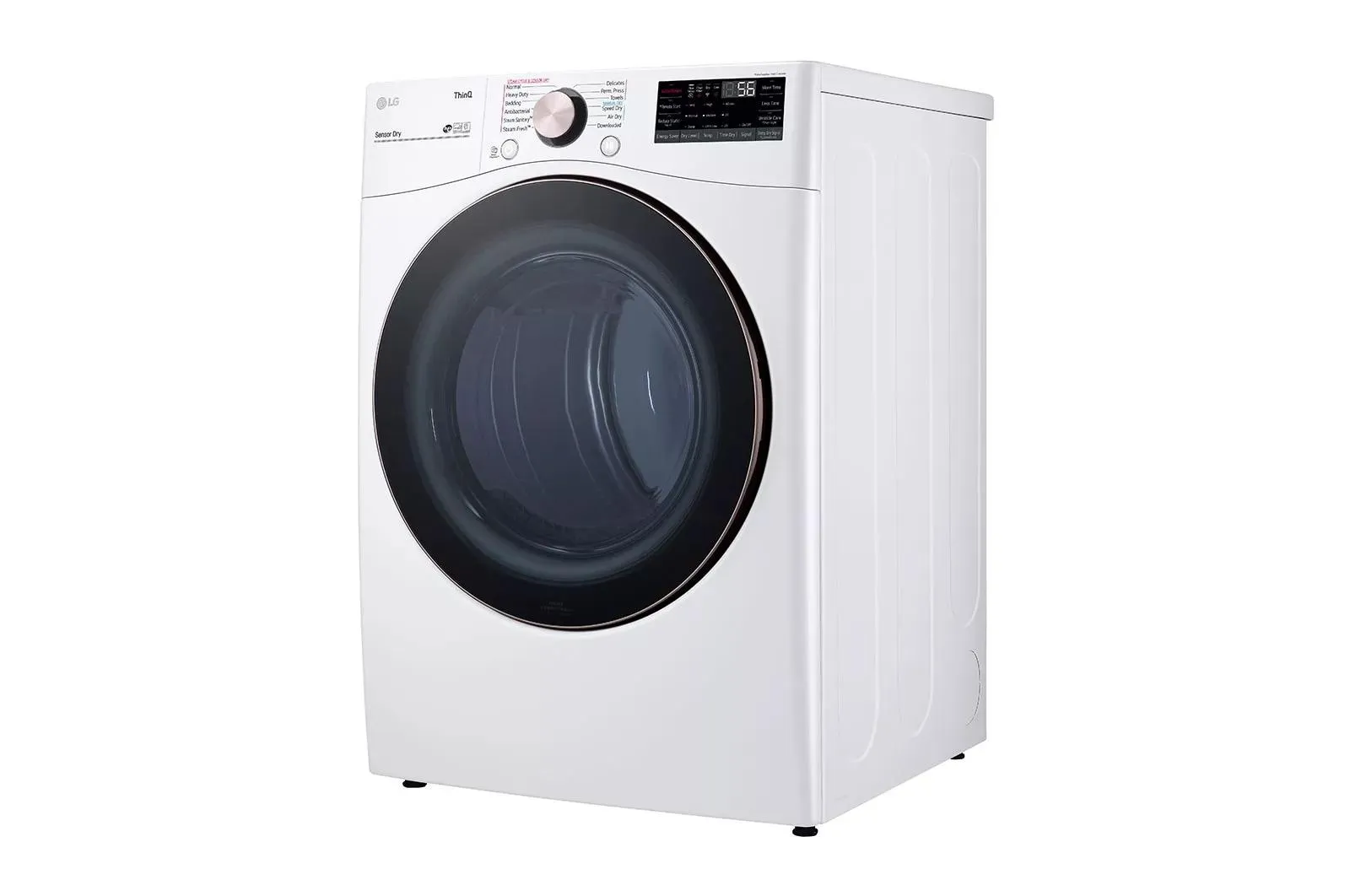 7.4 cu. ft. Ultra Large Capacity Smart wi-fi Enabled Front Load Electric Dryer with TurboSteam(TM) and Built-In Intelligence - (DLEX4000W)