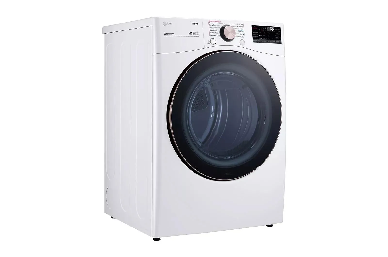 7.4 cu. ft. Ultra Large Capacity Smart wi-fi Enabled Front Load Electric Dryer with TurboSteam(TM) and Built-In Intelligence - (DLEX4000W)