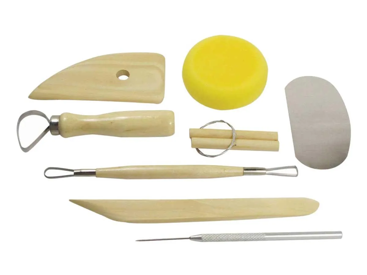 8pc Pottery Tool Set