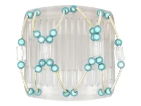 African Butterfly Chameleon Hair Comb - Beada Tube Clear 12