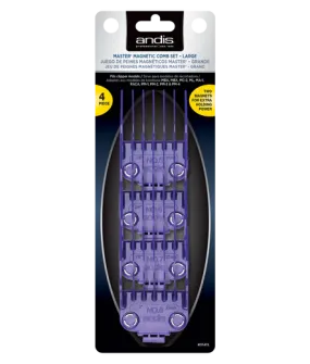 ANDIS® MASTER MAGNETIC COMB 4 PIECE SET - LARGE