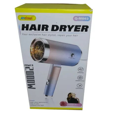 Andowl 2000W Hair Dryer Q-M663 GREY