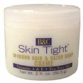 B & C: Skin Tight Ingrown & Razor Bump Creme (EXTRA STRENGTH) 2oz