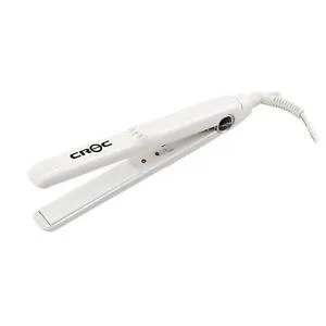 Baby Croc White mini flat iron