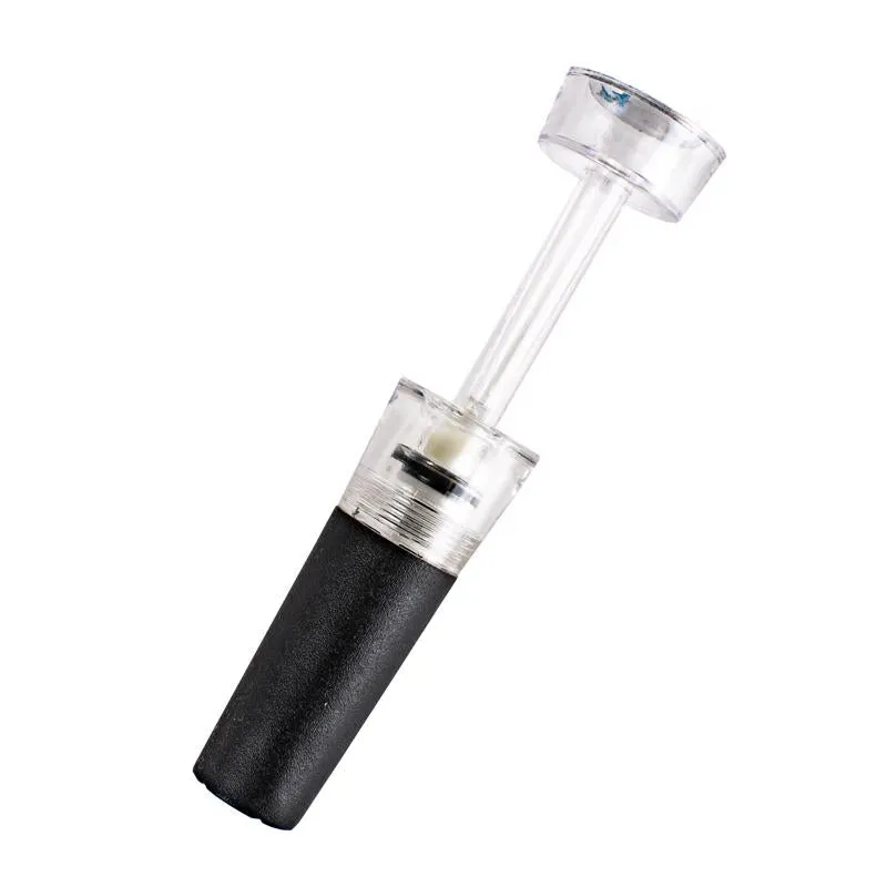 BarY3 Black/Clear Vacuum Pump Wine Stopper