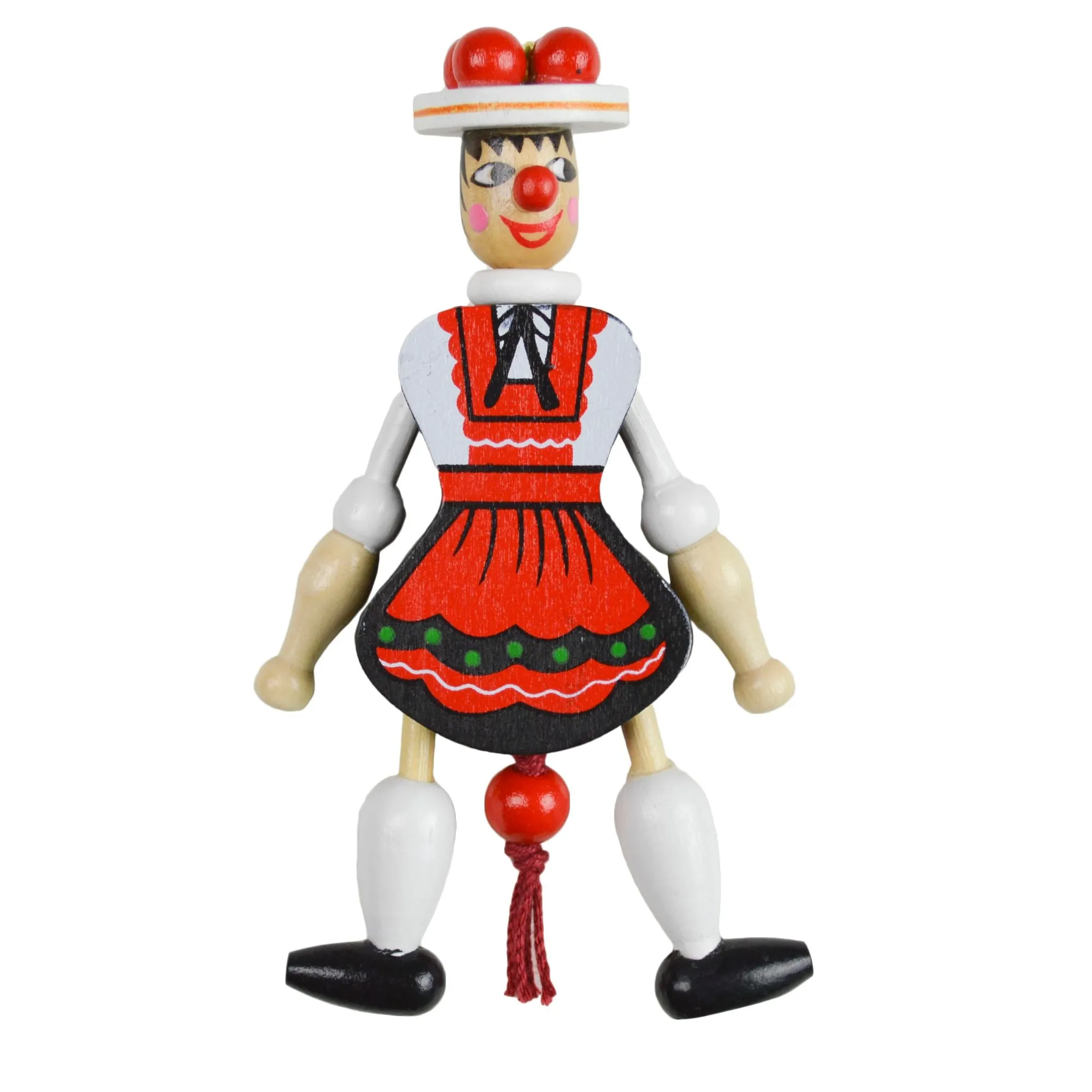 Bavarian Girl Jumping Jack Magnet