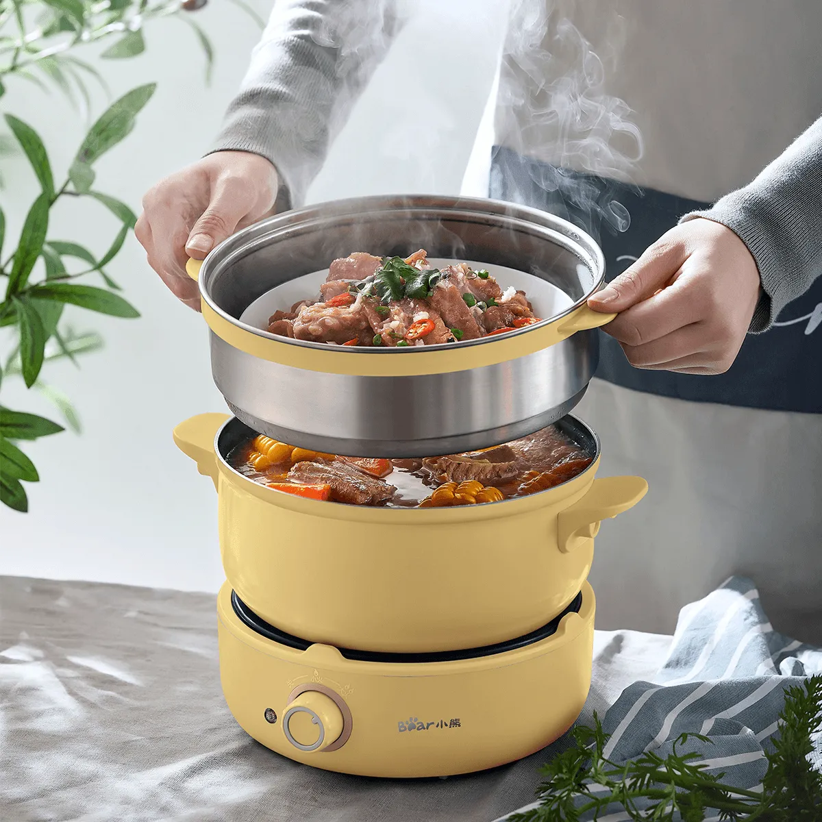 Bear Multi-Function Electric Hot Pot 2.5L DHG-B25Z2