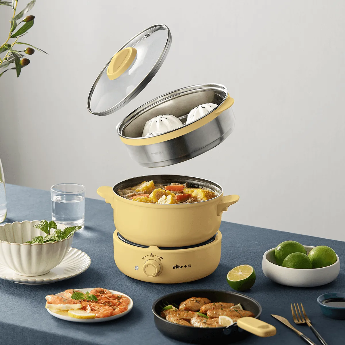 Bear Multi-Function Electric Hot Pot 2.5L DHG-B25Z2