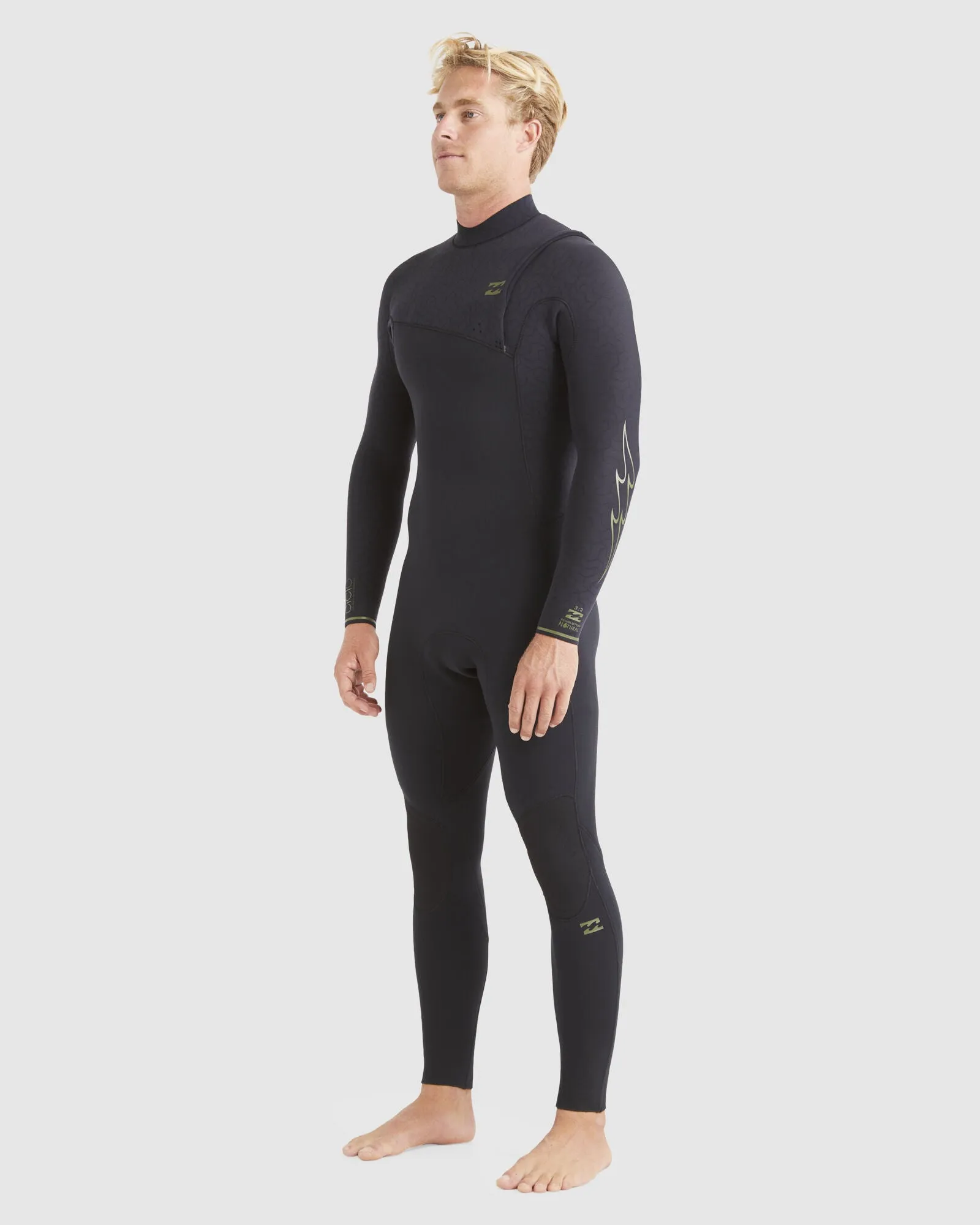 Billabong 3/2 Revolution Natural Zipperless Steamer Wetsuit