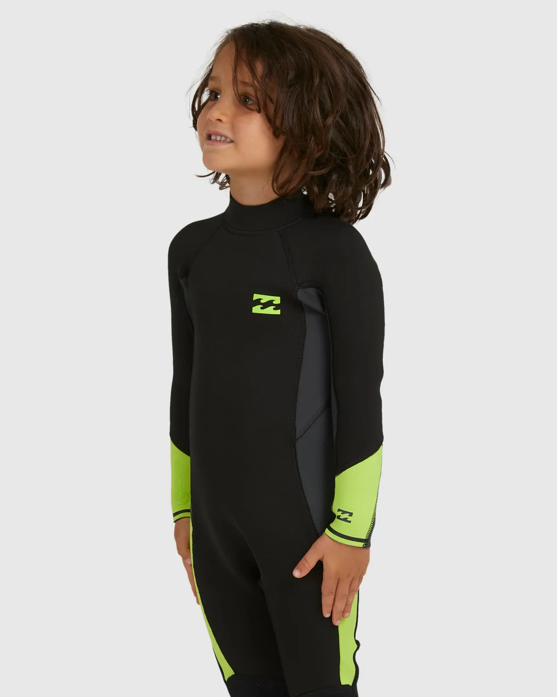 Billabong Boys 0-7 3/2 Absolute Back Zip Steamer