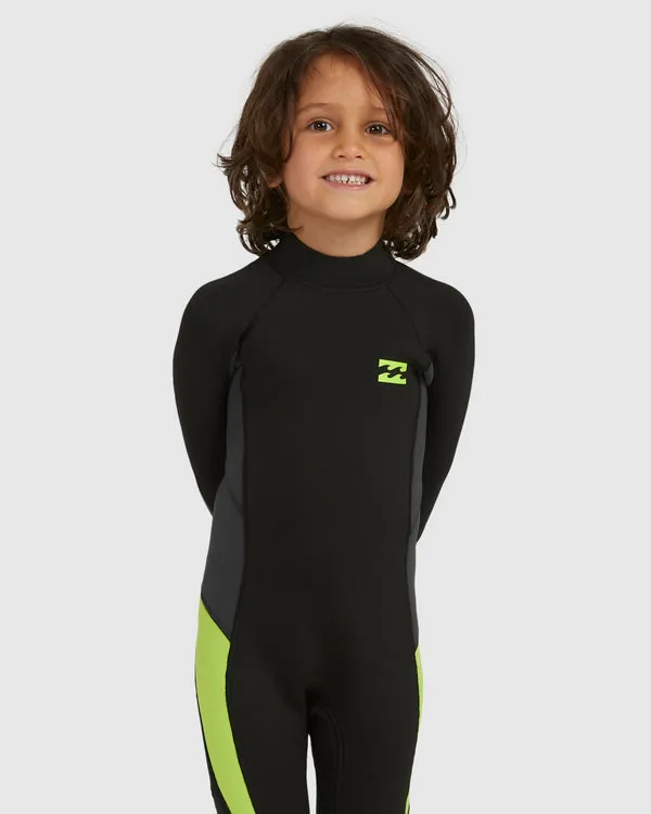 Billabong Boys 0-7 3/2 Absolute Back Zip Steamer