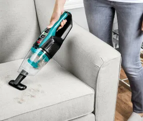 Bissell Adapt 2286 2-in-1 Vacuum, 14.4 V Battery, Lithium-Ion Battery, Black/Titanium/Teal :EA: QUANTITY: 1