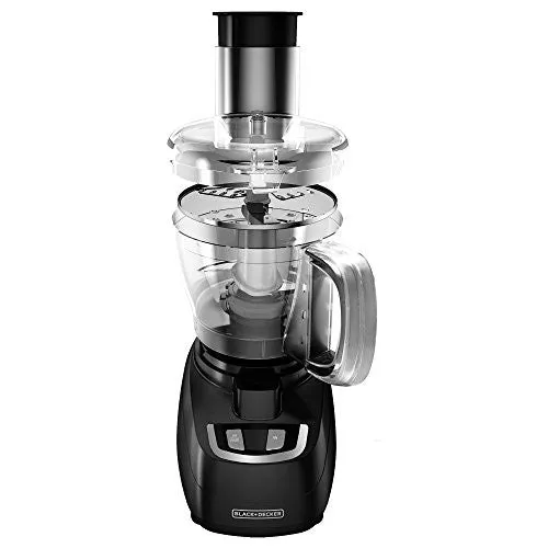 BLACK DECKER FP1600B 8-Cup Food Processor, Black