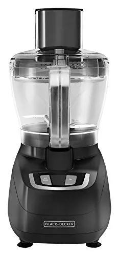 BLACK DECKER FP1600B 8-Cup Food Processor, Black