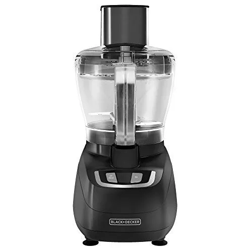 BLACK DECKER FP1600B 8-Cup Food Processor, Black