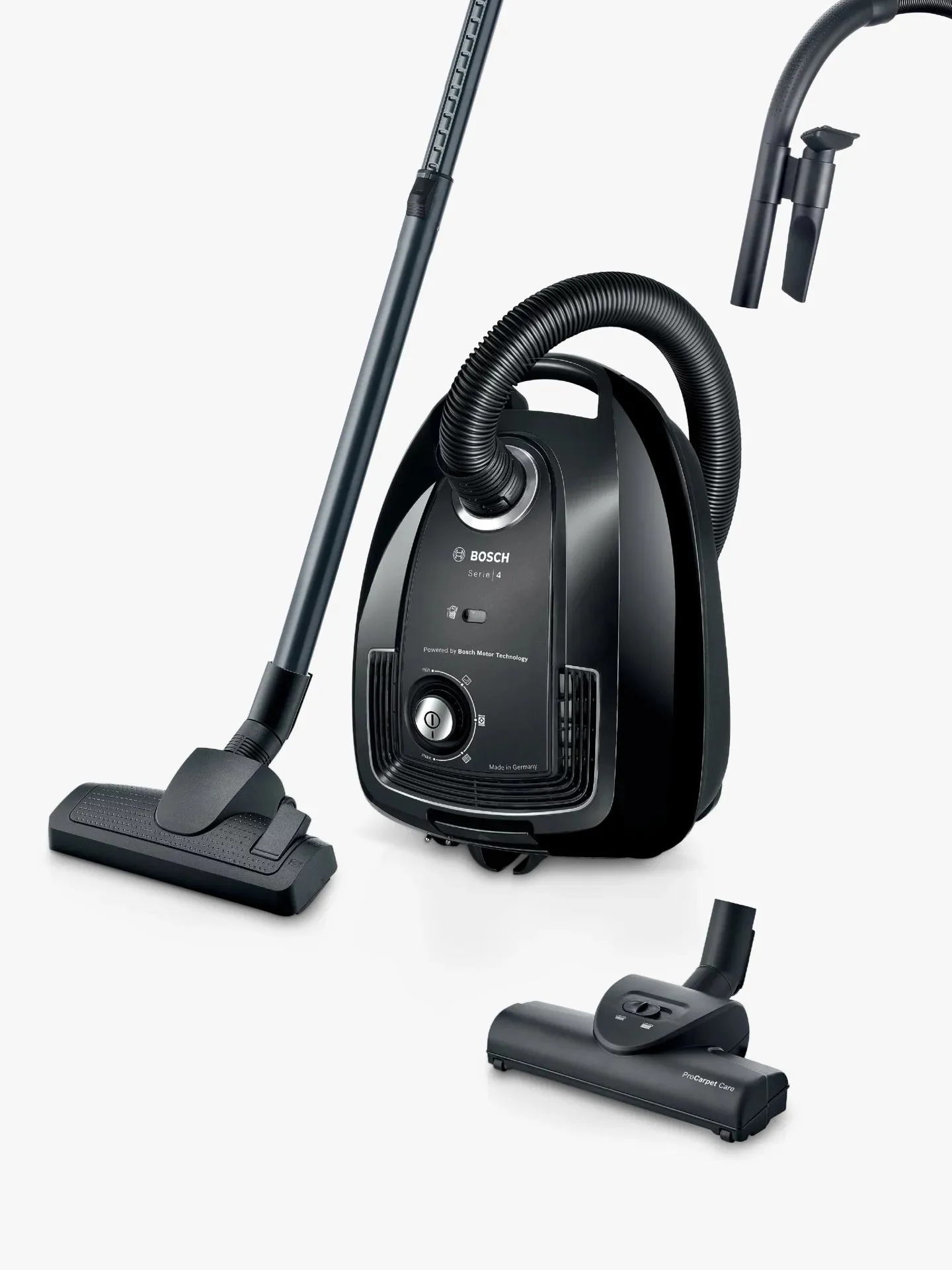 Bosch BGL38BA3GB Serie 4 ProEco 850W Bagged Cylinder Vacuum Cleaner - Black