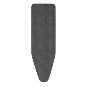 Brabantia Style B Size Ironing Board Cover and Foam Padding  – Denim Black – 49 in. x 15 in.