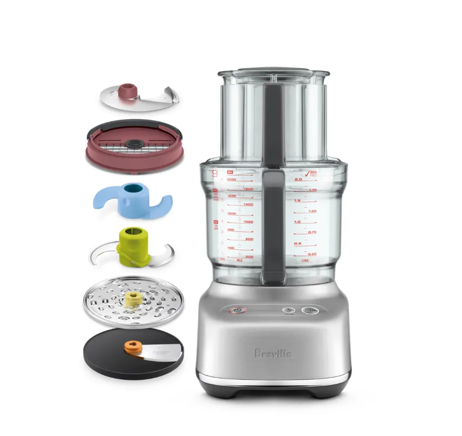 Breville Brushed Stainless Steel Paradice 9-Cups Food Processor