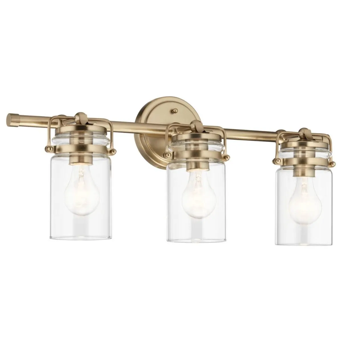 Brinley 24 in. 3 Lights Vanity Light Champagne Bronze finish