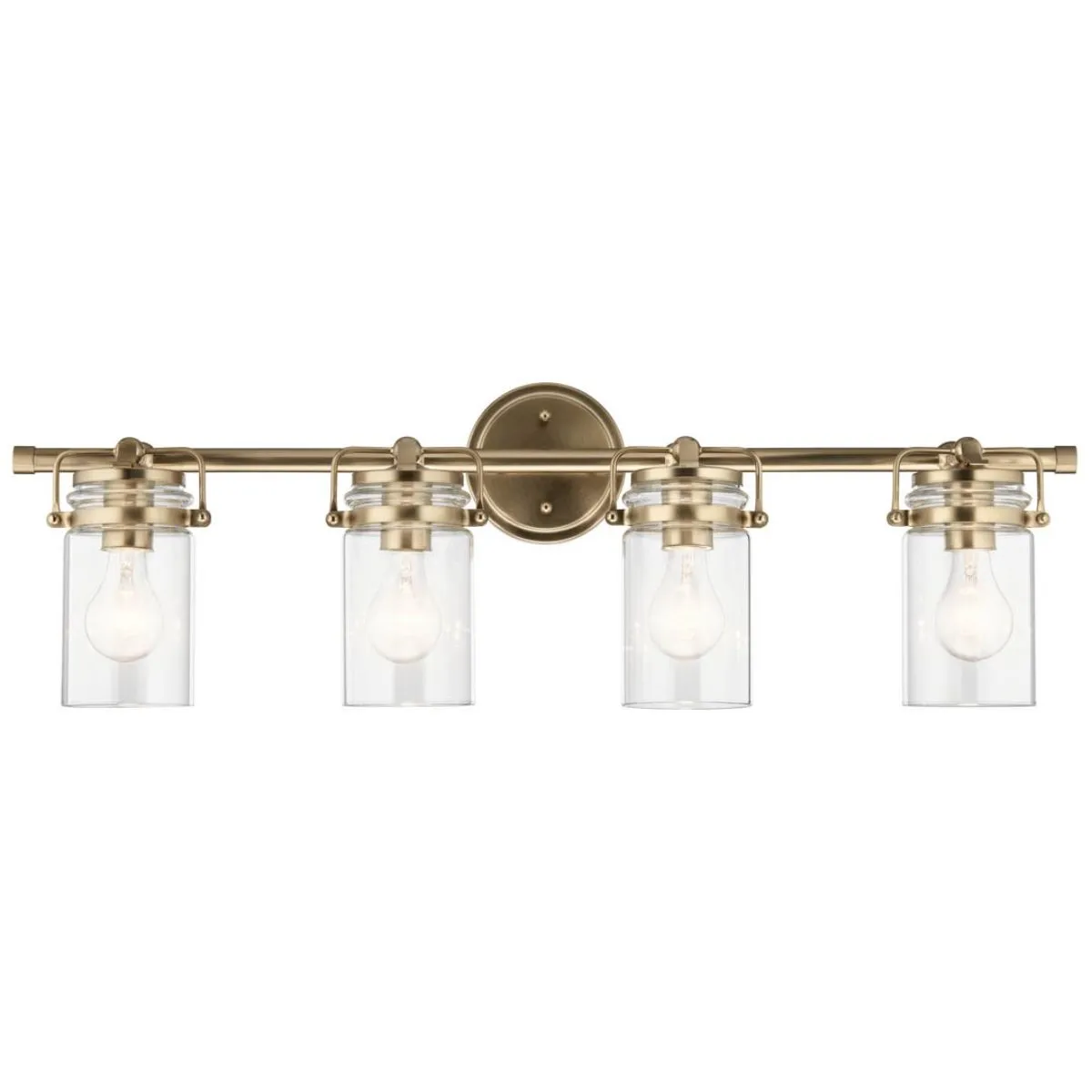 Brinley 33 in. 4 Lights Vanity Light Champagne Bronze finish