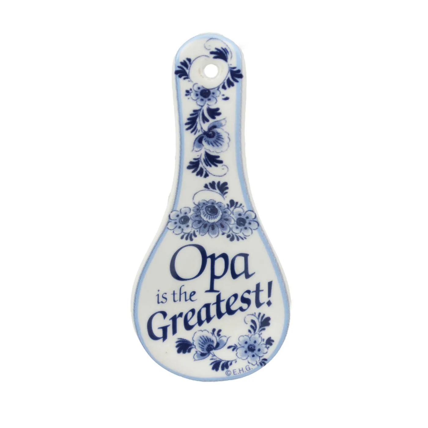 Ceramic Spoon Rest Magnet: Opa is the Greatest