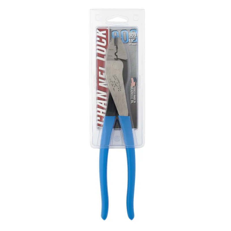 Channellock 9.5 in. Carbon Steel Crimping Pliers