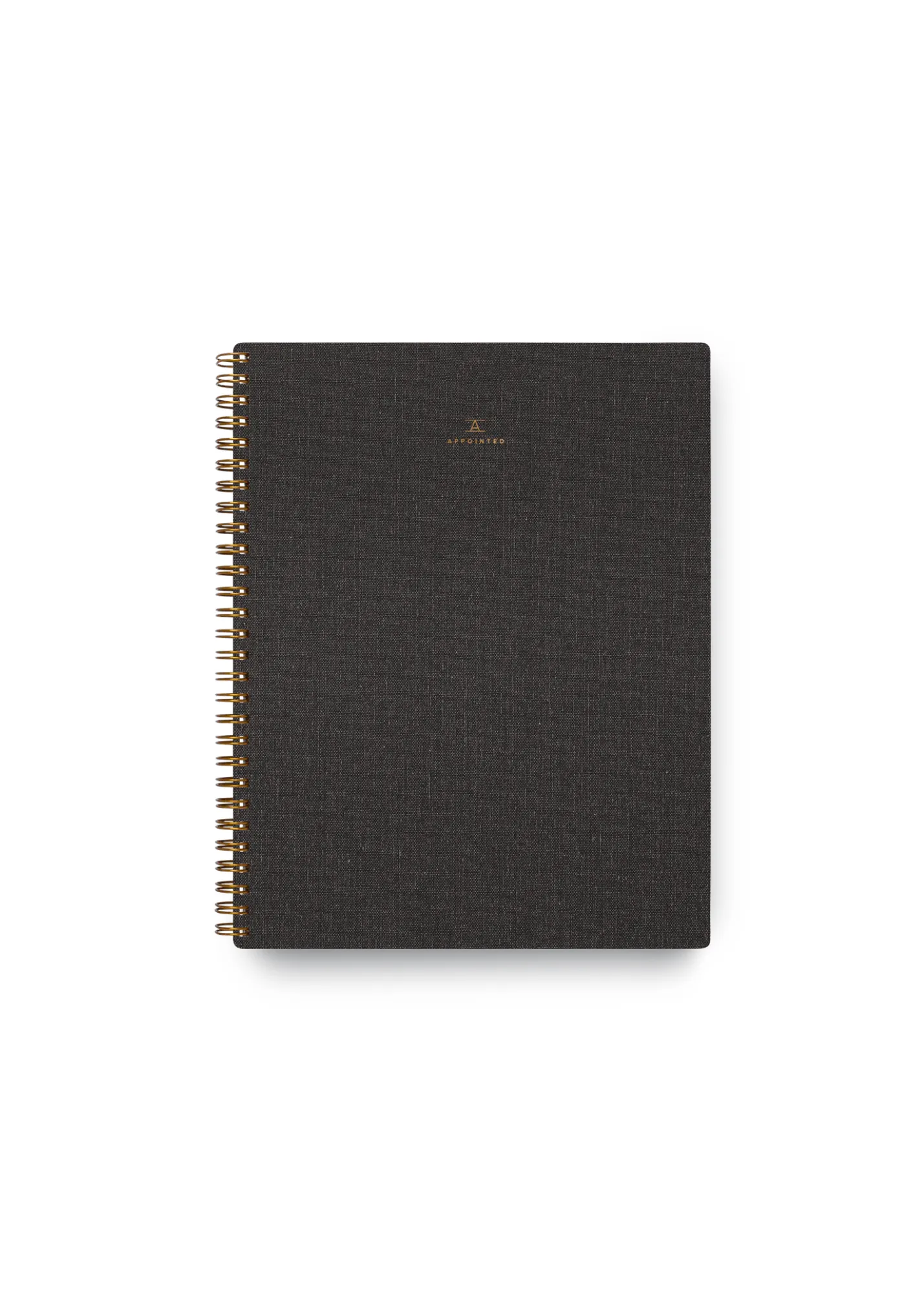 Charcoal Grey Spiral Notebook