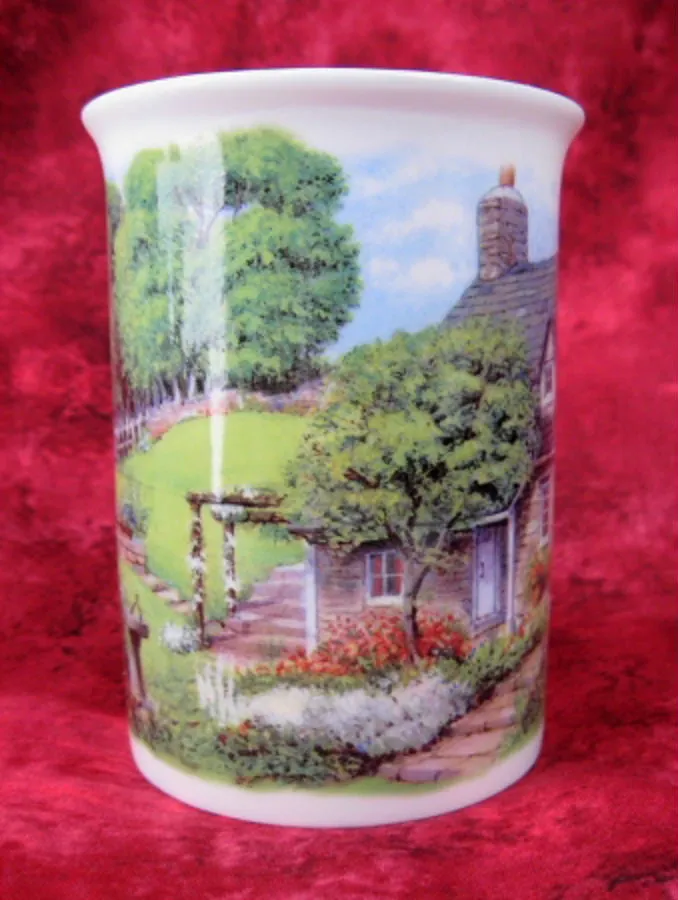 Charming Mug Adderley English Hill Cottage And Garden Bone China English Villages Tea Party