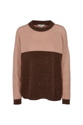 Claudine Sweater - Carafe/Rugby Tan