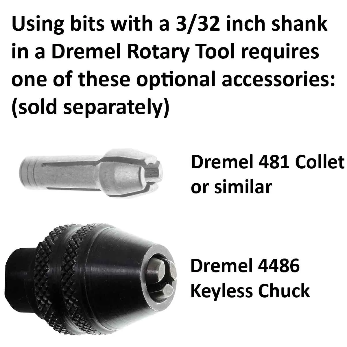 Closeout - 01.0 - 01.6mm Steel Champion Cup Cutter Set - 3/32 inch shank - 6pc