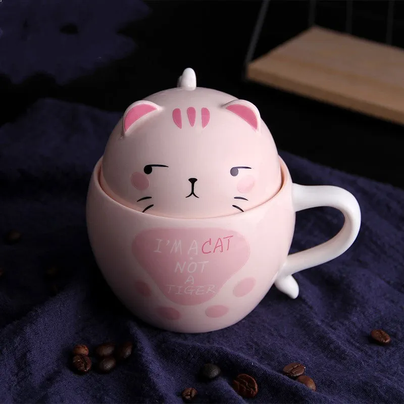 Cute  large capacity coffee mug