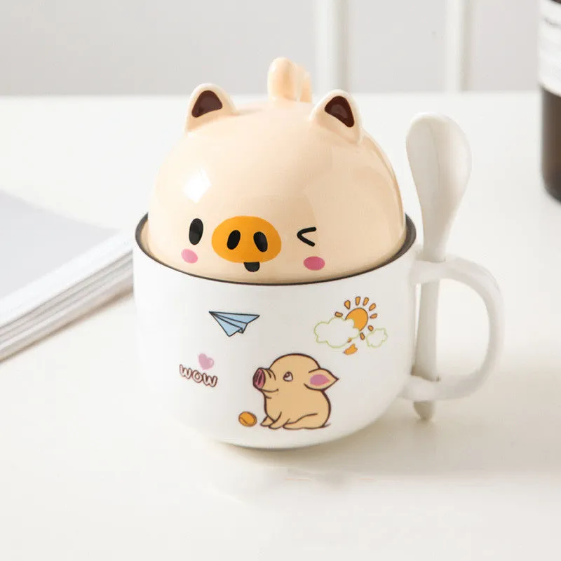 Cute  large capacity coffee mug