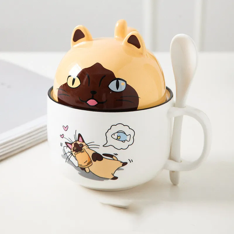 Cute  large capacity coffee mug