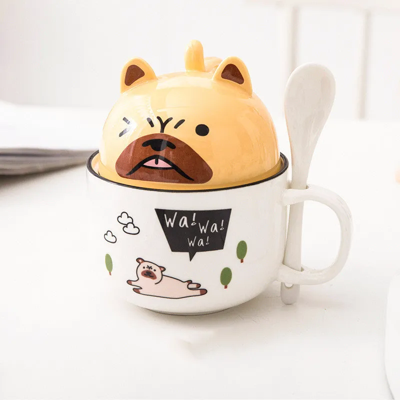 Cute  large capacity coffee mug