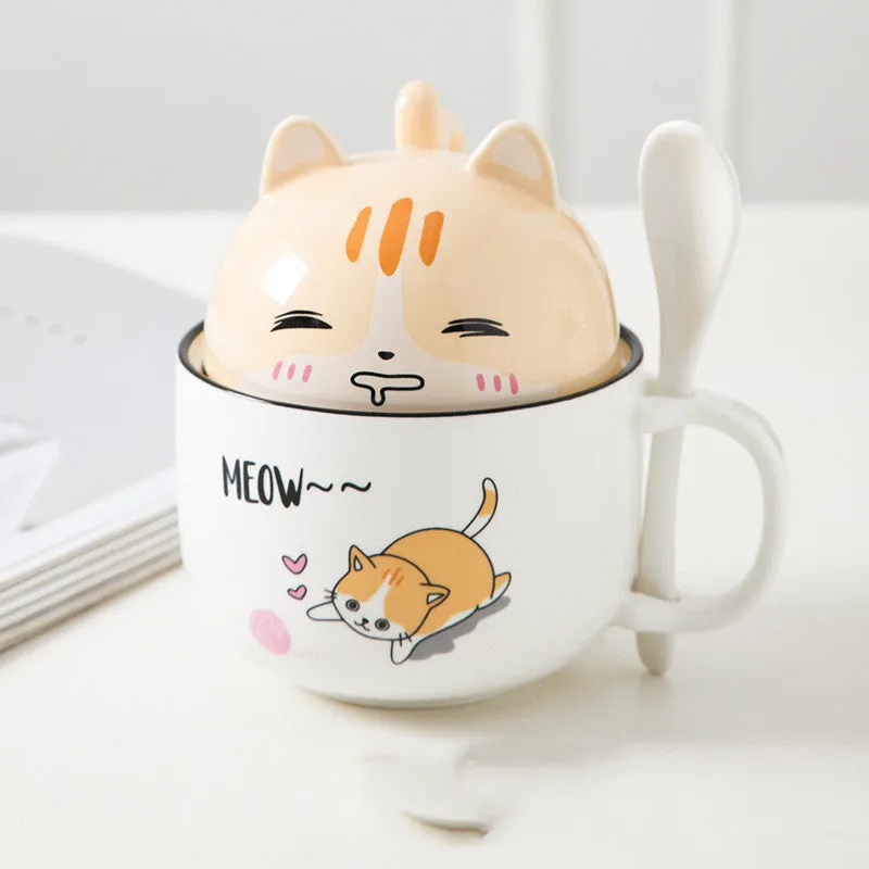 Cute  large capacity coffee mug