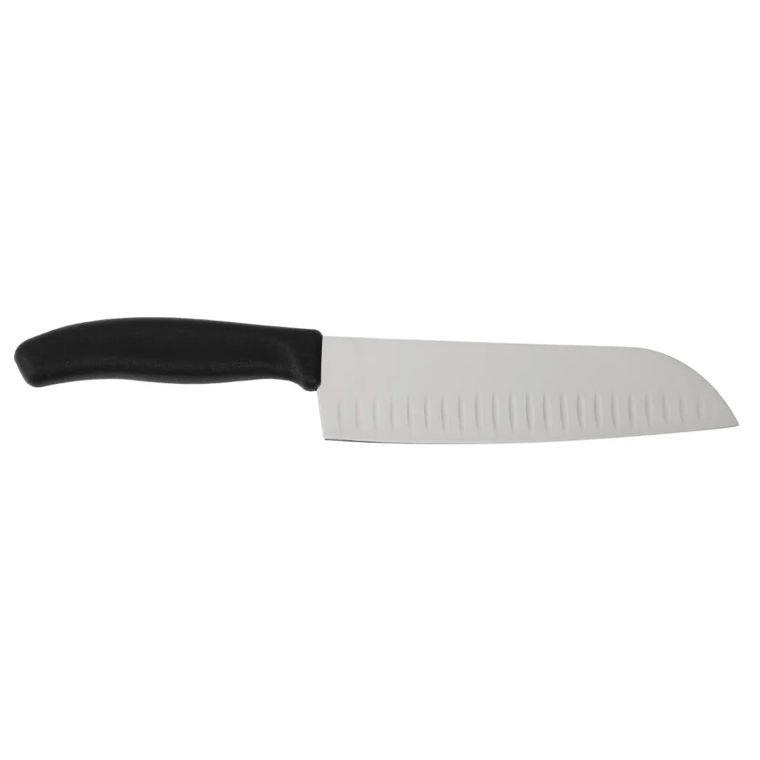 D828 Victorinox Santoku Knife Fluted Edge 17cm